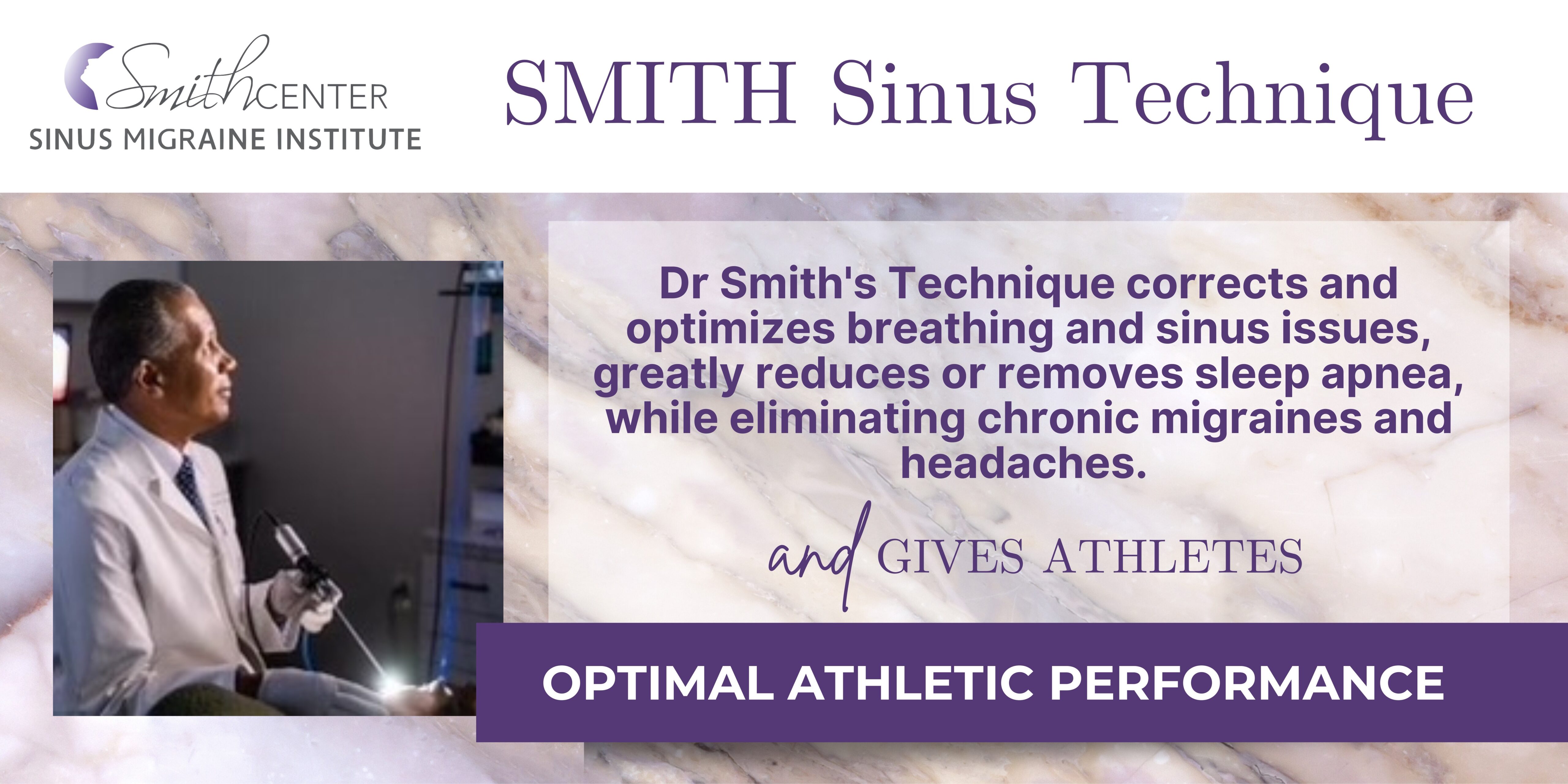 smithsinus-technique-optimal-athletic-performance-dr-smith-banner-Super-Bowl-LVII-NFL-ALumni-Medical-Expo